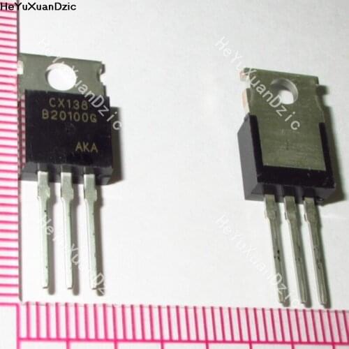 10Pcs/ lot MBR20100CTG MBR20100 B20100G MBR20100G B20100 Schottky Diodes & Rectifiers 20A 100V TO-220 New Original Product