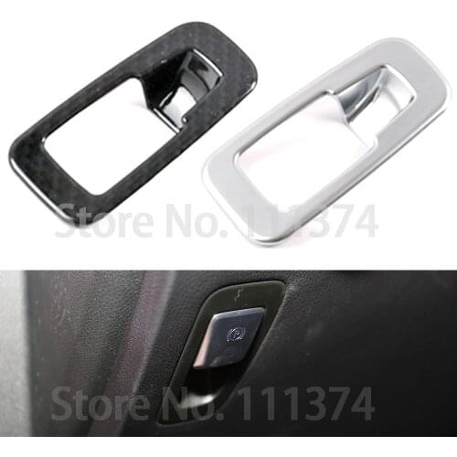 Chrome Electric Parking Brake Switch Trims For Mercedes Benz GLC X253 C253 W205 S205 A205 C205 Accessories