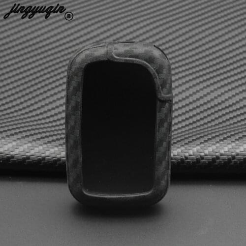 Jingyuqin Carbon Silicone Car Key Fob Case Cover For Lexus CT200h ES 300h IS250 GX400 RX270 RX450h RX350 LX570 Keychain