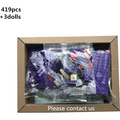 City Magic Knight Triple Decker Bus Model Building Blocks Sets Bricks Harris Classic Movie DIY Toys For Children Birthday Gifts