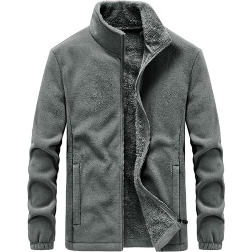 Men 2021 New Winter Fleece Jacket Parka Coat Men Spring Casual Tactical Army Outwear Thick Warm Bomber Military Jacket Men M-6XL