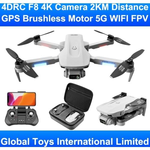 Only 232g Weight 4DRC F8 Mini Professional 4K ESC Camera Brushless Motor GPS 5G WIFI FPV RC Drone Quadcopter VS DJI Mini 2 SG108