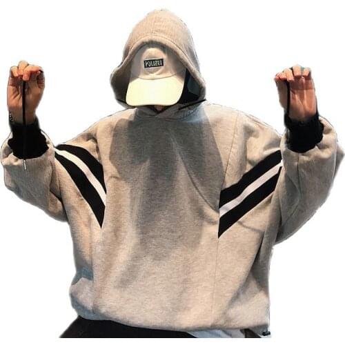 Men Casual Oversize Hoodies 2020 Autumn New Mens Hooded Sweatshirts Korean Man Streetwear Casual Pullovers