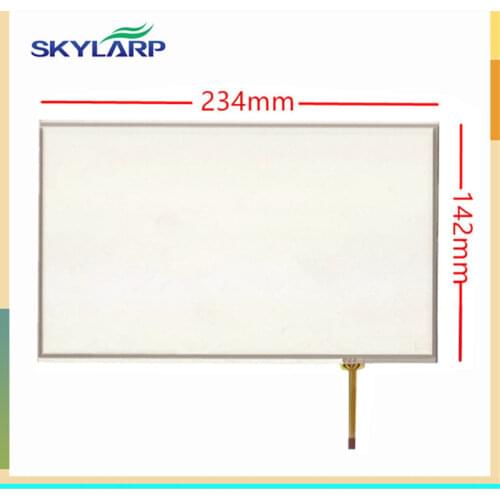 Skylarpu New 10.1 inch 4 wire Resistive Touch Screen 234mm*142mm Panel 234*142mm digitizer panel Free shipping