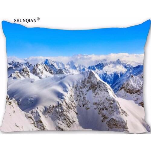 New Switzerland Pillow Case Custom Wedding Pillowcase Cover Cases Gift Zippered Rectangle Pillow Case 18-1-30