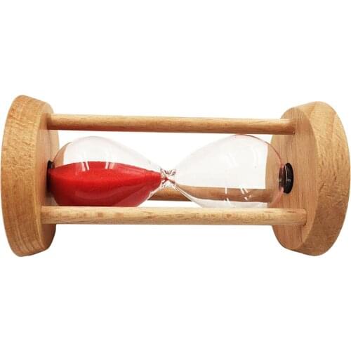 10 Minutes Security Safety Sand Timer Hourglass with Red Sand Kids Gift