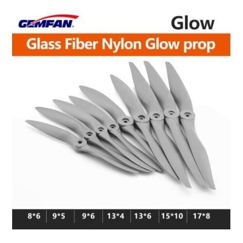 4pcs GEMFAN Glass Fiber Nylon Glow Propellers 9X6 for DIY RC Models/ Level Engines Spare Parts