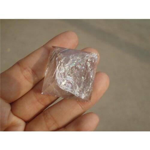 Rainbow! NATURAL CLEAR WHITE QUARTZ CRYSTAL PYRAMID For Gift For Collection