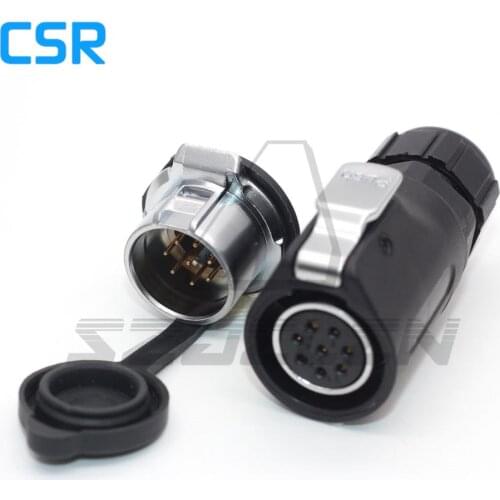 XHP20 series, 8-pin Waterproof Connector Male Socket Outdoor Automotive Cable connector