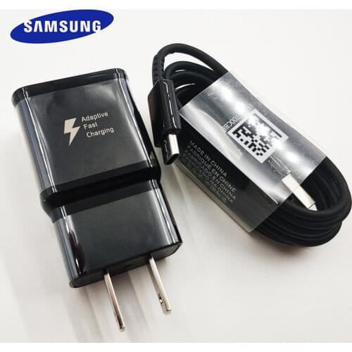 US Plug Fast Charger Adapter Quick Fast Charge Type C Cable for SAMSUNG Galaxy S10 S8 S9 Plus a90 a80 a70 a60 Note 10 9 8 Plus