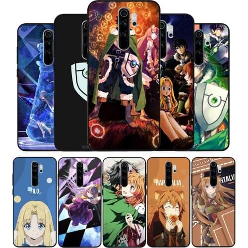 Tate No Yuusha No Nariagari Black TPU Silicone Soft Phone Case For Redmi 4A 4X 7A 5 Plus 6 Pro NOTE 9 7 8 5 Pro 4 6