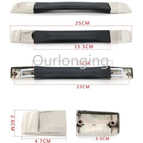 2PCS 15.5cm B007 Flexible Suitcase Luggage Case Plastic Spare Strap Handle Grip Replacement
