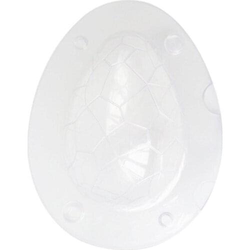 3D Large Easter Egg plastic candy chocolate mould cakes decorating tools Confectionery mold chocolate polycarbonate U6S2