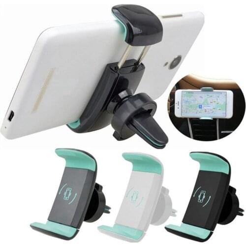 Car Phone Holder Vehicle Air Vent Universal 360 Degree Rotating Cradle Phone Stand for iPhone Sumsung Mobile Phone 3 Colors