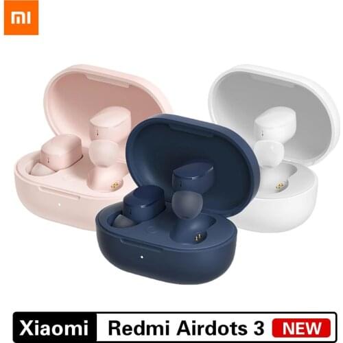 Xiaomi Redmi AirDots 3 Wireless Bluetooth 5.2 Fast Charging Earphone Stereo Bass With Mic Handsfree Mi Earbuds Pre-sale