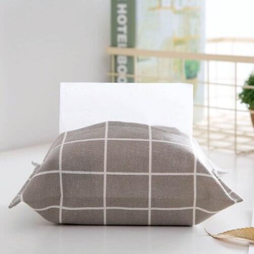 New Hot Tissue Box Napkin Holder Case Kitchen Living Room Car Paper Holder Case Container Cotton Linen Home Decoration