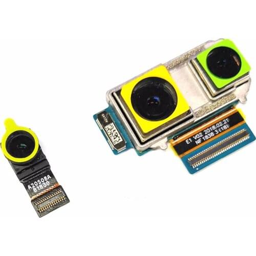 For Xiaomi 8 Mi8 Back Rear Big Camera+Front small Camera Module Flex Cable Replacement Part+Track Number