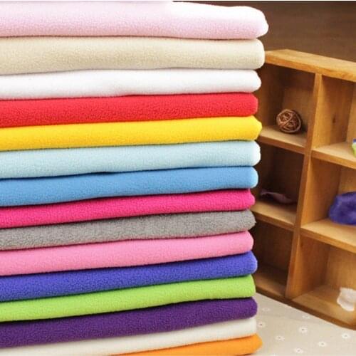Double-sided Polar Fleece Fabric Soft Comfortable Delicate Keep Warm Close-fitting Clothing Dolls Fabrics Handmade Diy Sewing