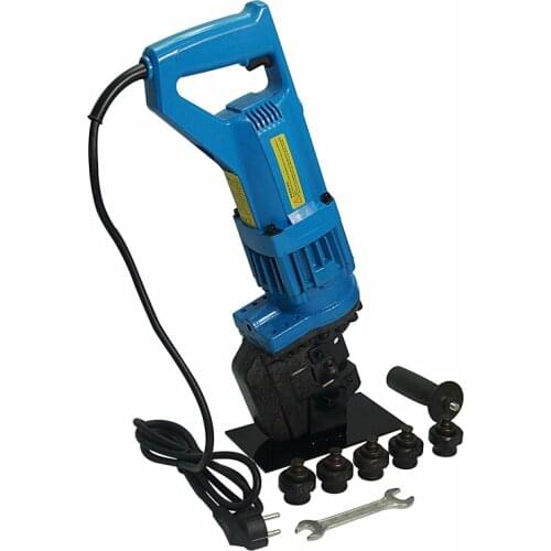 Electric hydraulic punching machine MHP-20 groove steel hole drilling Device eyelet machine