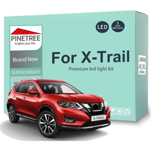 Car Led Interior Light Kit For Nissan X-Trail X Trail T30 T31 T32 2001- 2016 2017 2018 2019 2020 LED Bulbs Canbus No Error