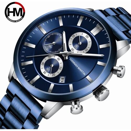 Hannah Martin Mens Stainless Steel Watch