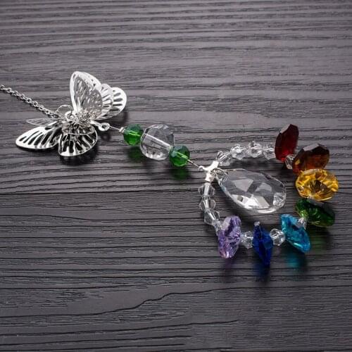 Crystal Metal Butterfly Ring Pendant Lighting Ball Pendant Cartoon Jewelry Crystal Pendant