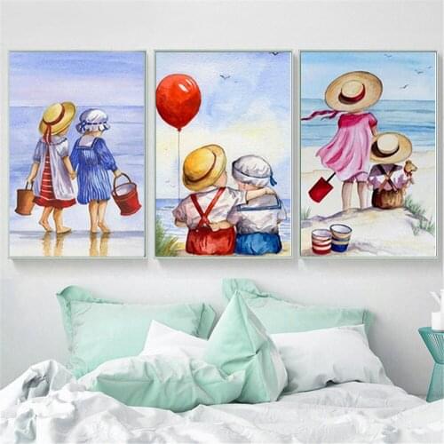 HUACAN 3pc/set Diamond Painting Full Square New Arrival Child Embroidery Mosaic Cross Stitch Home Decoration