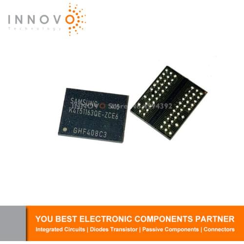 INNOVO 5pcs/lot K4T51163QE-ZCE6 K4T51163QE BGA Free shipping New original