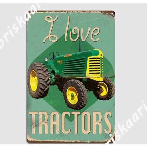 Tractorposterol_01a Metal Sign pub Custom Wall Decor Living Room Tin sign Poster