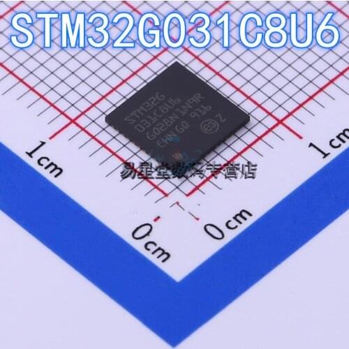 1PCS-10PCS 100% brand new original authentic STM32G031C8U6 QFN-48 32G031C8U6 QFN48 32-bit microcontroller chip 64MHz/64KB