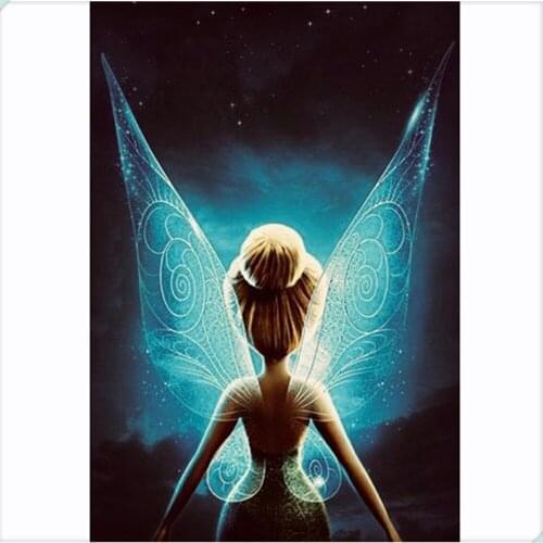 Disney DIY Diamond Painting Fairy Princess Cross Stitch Kits Full Mosaic Crystal Diamond Embroidery Patterns Home Decor