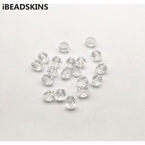 New arrival! 8x7mm 1800pcs Clear acrylic Faceted Egg-shape beads for Necklace,Earrings parts,hand Made Jewelry DIY