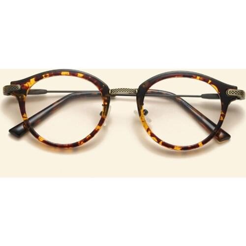 TR90 Glasses Frame Women Men Vintage Clear Round Eye Glasses Optical Prescription Eyeglasses Frames Eyewear Eyeglasses Oculos