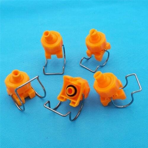 Flat fan/full cone spray nozzle adjustable ball plastic clamp pipe single clip quick release spraying nozzle factory cleaning