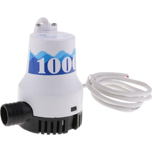 12V 1000GPH Stainless Steel Submersible Bilge Water Pump for Yacht Boat