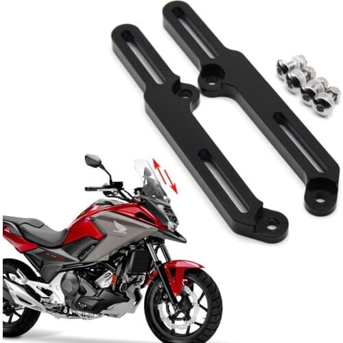 For HONDA NC750X NC750XA NC750XD 2016-19 NC 750X Motorcycle Accessories Windscreen Adjusters Airflow Lift Adjustable Windscreen