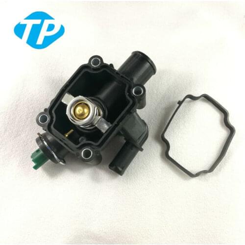 Engine Coolant Thermostat with Housing For Peugeot Partner 1007 206 207 307 308 For Berlingo C-Elysee C2 1336.Z0 1336Z0