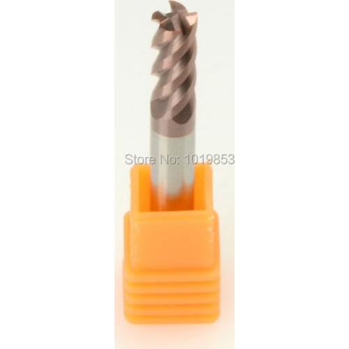 5pcs SLONS S300-6x6x50L HRC55 tungsten solid carbide end mills for steel or copper