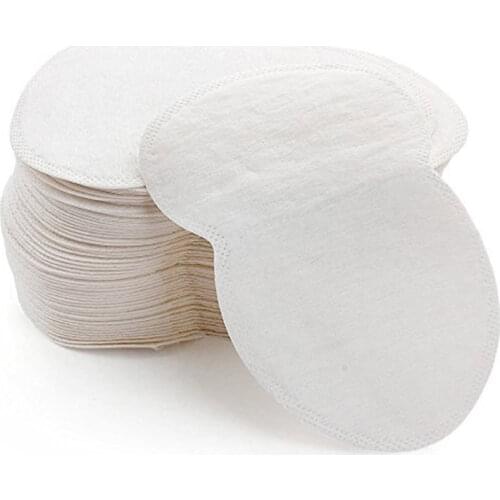 50/100PCS Summer Deodorants Disposable Underarm Armpit Sweat Pads Absorb Sweat Cotton Patches Pad Anti Perspiration For Outdoors