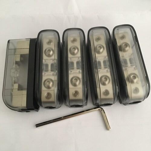 Promotion 10pcs/lot Frosted Cover Car Amplifier Audio AFS Mini ANL Fuse Holder with Fuse 80A