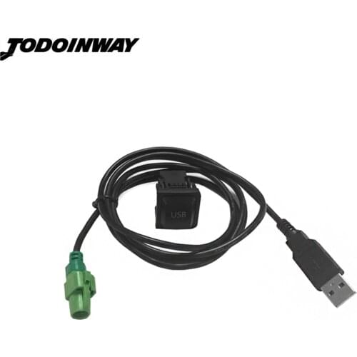 Car USB Adapter for Skoda Octavia Fabia for RCD510 RCD310 CD Player Radio Cable Switch Button for VW Touran Bora Sagitar
