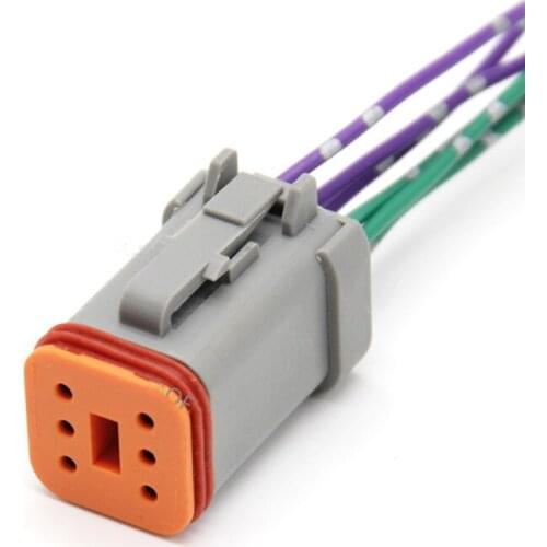 Free shipping! CAT 320B 6 pin Drive Board Male Plug Harness/Motor Controller Plug/cat Excavator parts