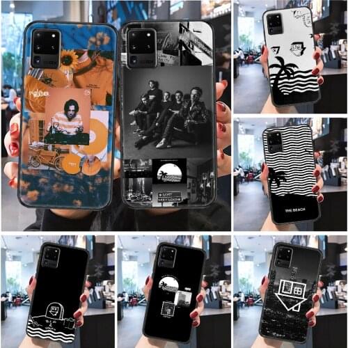 The Neighbourhood NBHD Phone case For Samsung Galaxy Note 4 8 9 10 20 S8 S9 S10 S10E S20 Plus UITRA Ultra Frosted black 3D back