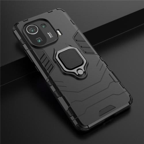 Phone Case For Xiaomi Mi 11 Pro Cases Luxury Armor Magnetic Ring Back Cover For Xiaomi Mi11 Pro Fundas Mi11 Pro Coque Shell