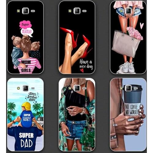 TPU Case For Samsung Galaxy J2 Prime G532 SM-G532F 5 inch Case Soft Silicone Cover For Samsung J2 Prime Case Cat flower