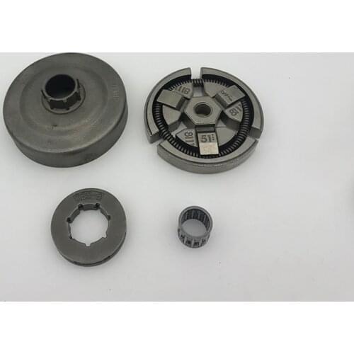 HUNDURE .325" Pitch 8 Tooth Clutch Drum Sprocket Rim Bearing Kit For HUSQVARNA 55 51 50 154 254 Chainsaw Replacement Parts