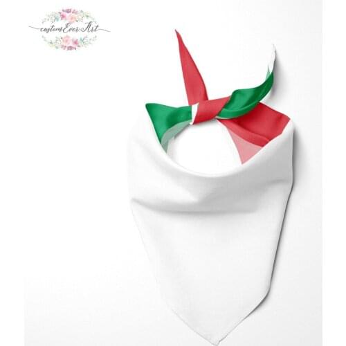 The Italy flag dog bandana large pet scraf pet bandana for dog scarf dog neck scarf dog print scarf bandana