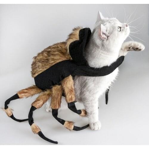 Pet Halloween Cosplay Costume Dog Cat Spider Party Clothes Pet Cat Clothing For Chihuahua Small Medium Dogs