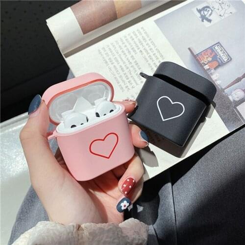 Fashion Cute Heart Couples Case For MI Xiaomi Air2S Hard PC Headphone Case For Xiaomi Air2S Wireless Bluetooth Earphone Case