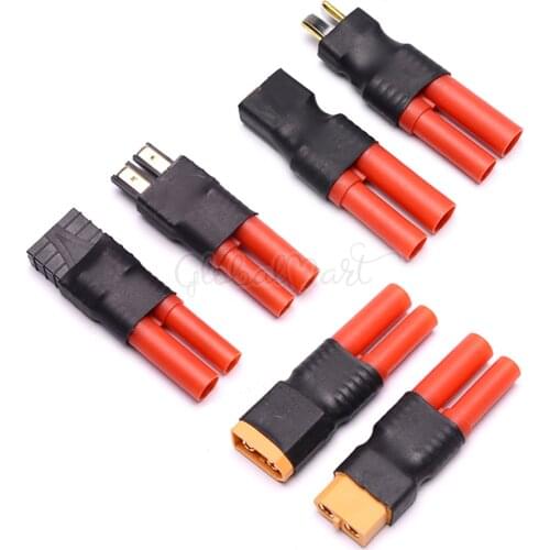 NEW T plug Deans / XT60 Connector / TRX Traxxas Male Female To HXT 4.0mm 4MM Connector Adapter For FPV RC Lipo Battery